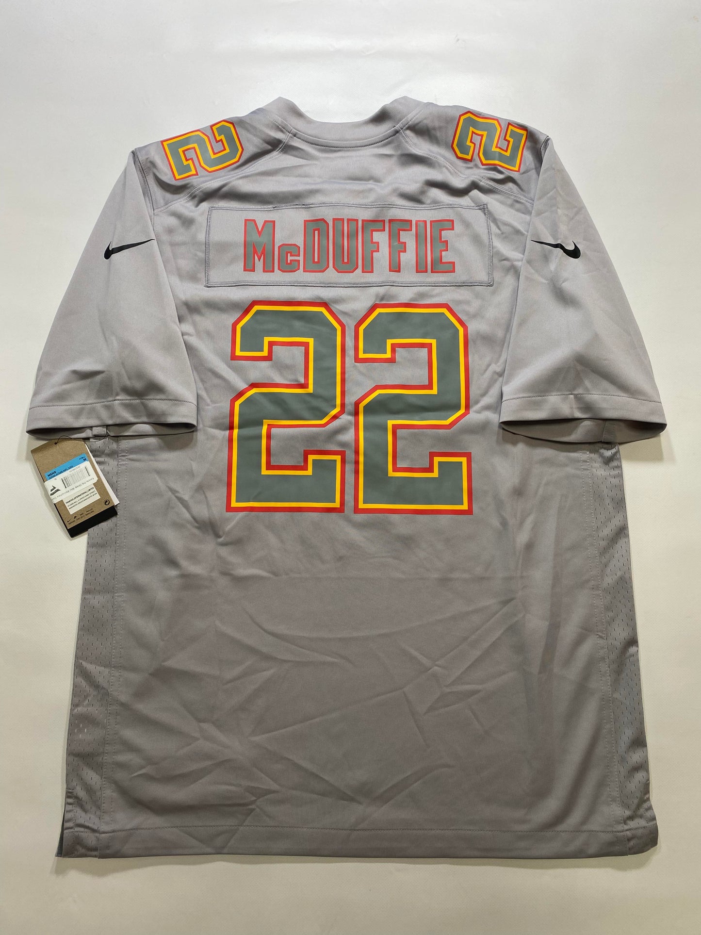 Kansas City Chiefs #22 Trent McDuffie Nike Game Jersey - Mens Medium