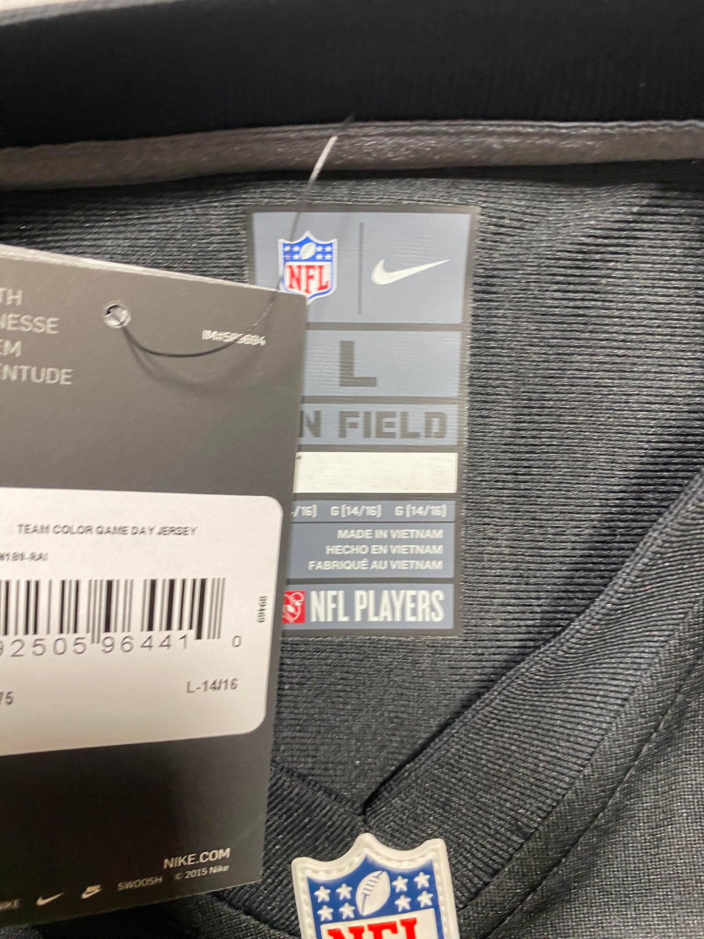 Las Vegas Raiders #78 Michael Mayer Nike Game Jersey - Youth Large