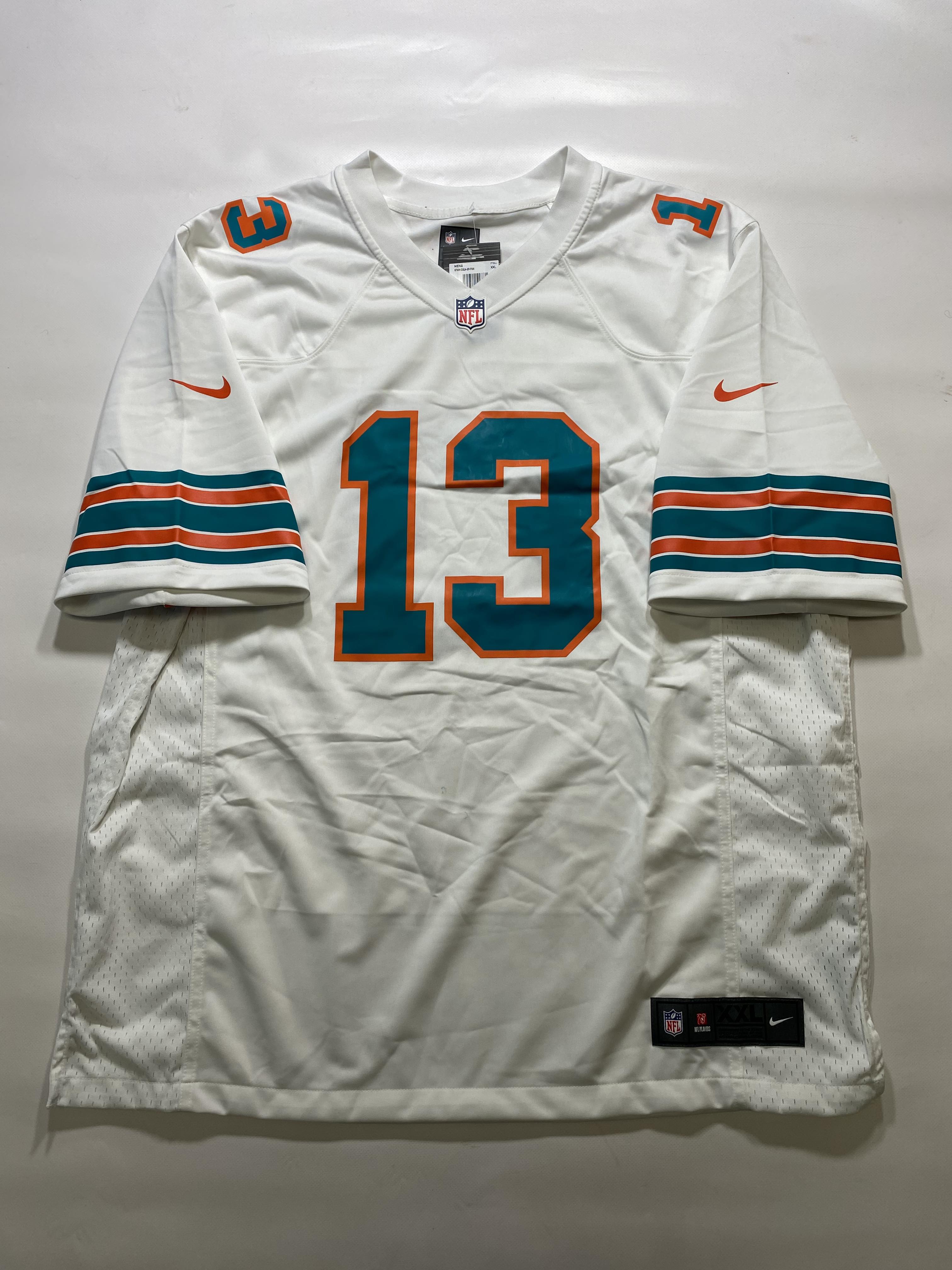 Miami Dolphins 13 Dan Marino Nike Game Jersey Mens 2XL American Sports Jerseys