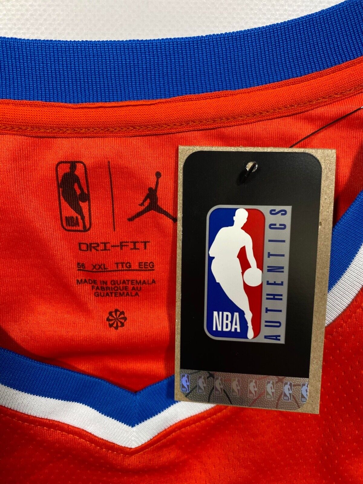 Oklahoma City Thunder #3 Nike NBA Statement Jersey - Mens 2XL - American Sports Jerseys