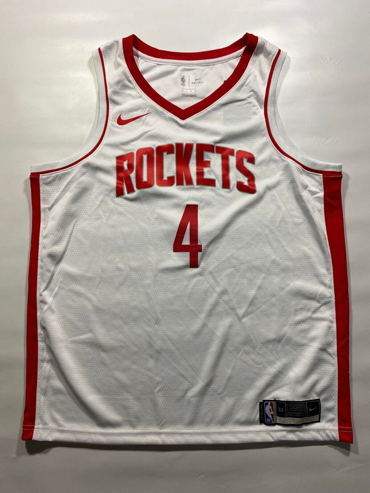 High quality Jalen Green Houston Rockets #4 Red Icon Jersey Nike Swingman Size Men's Large