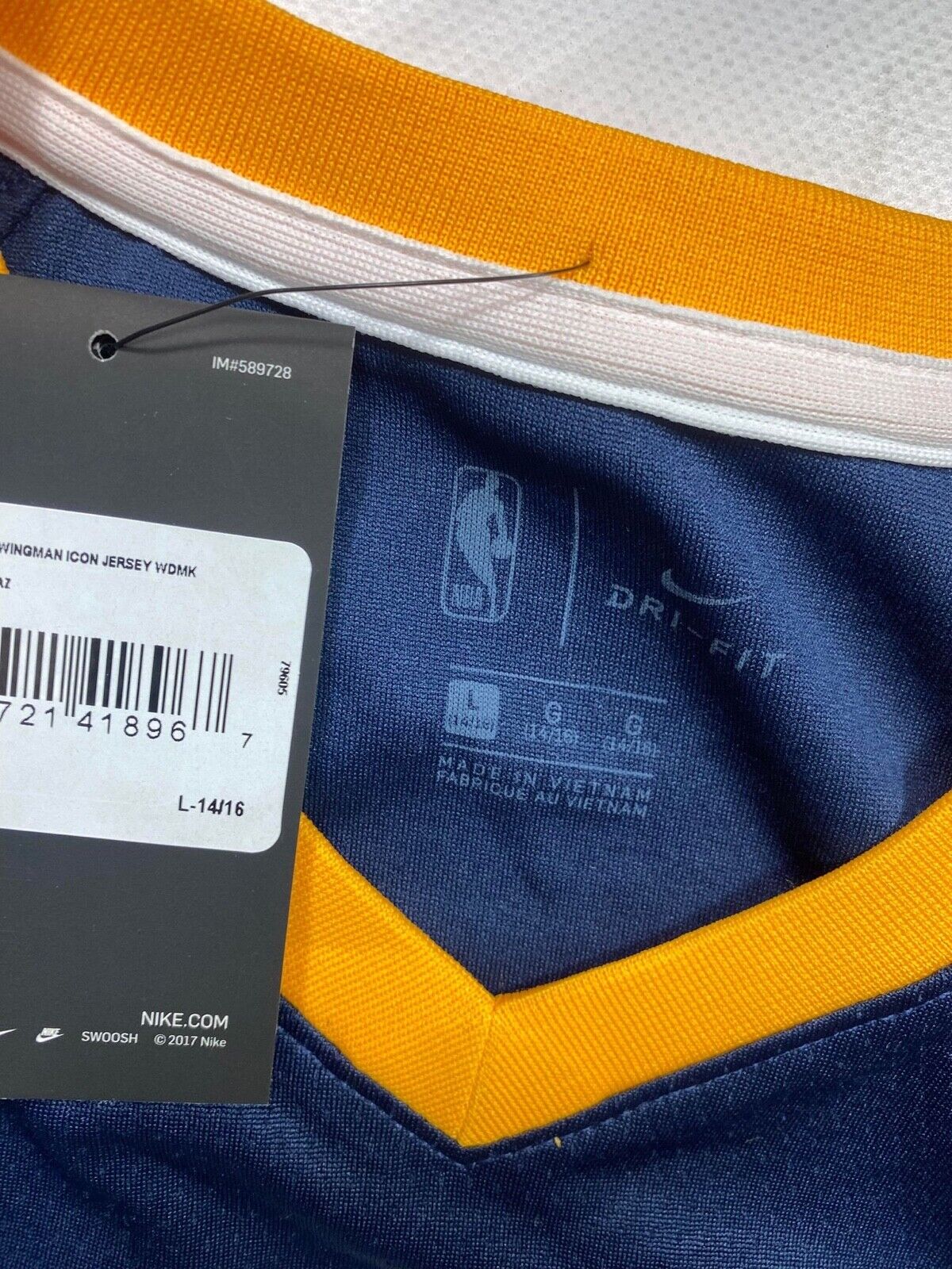 Utah Jazz Nike NBA Icon Jersey - Youth Large - American Sports Jerseys
