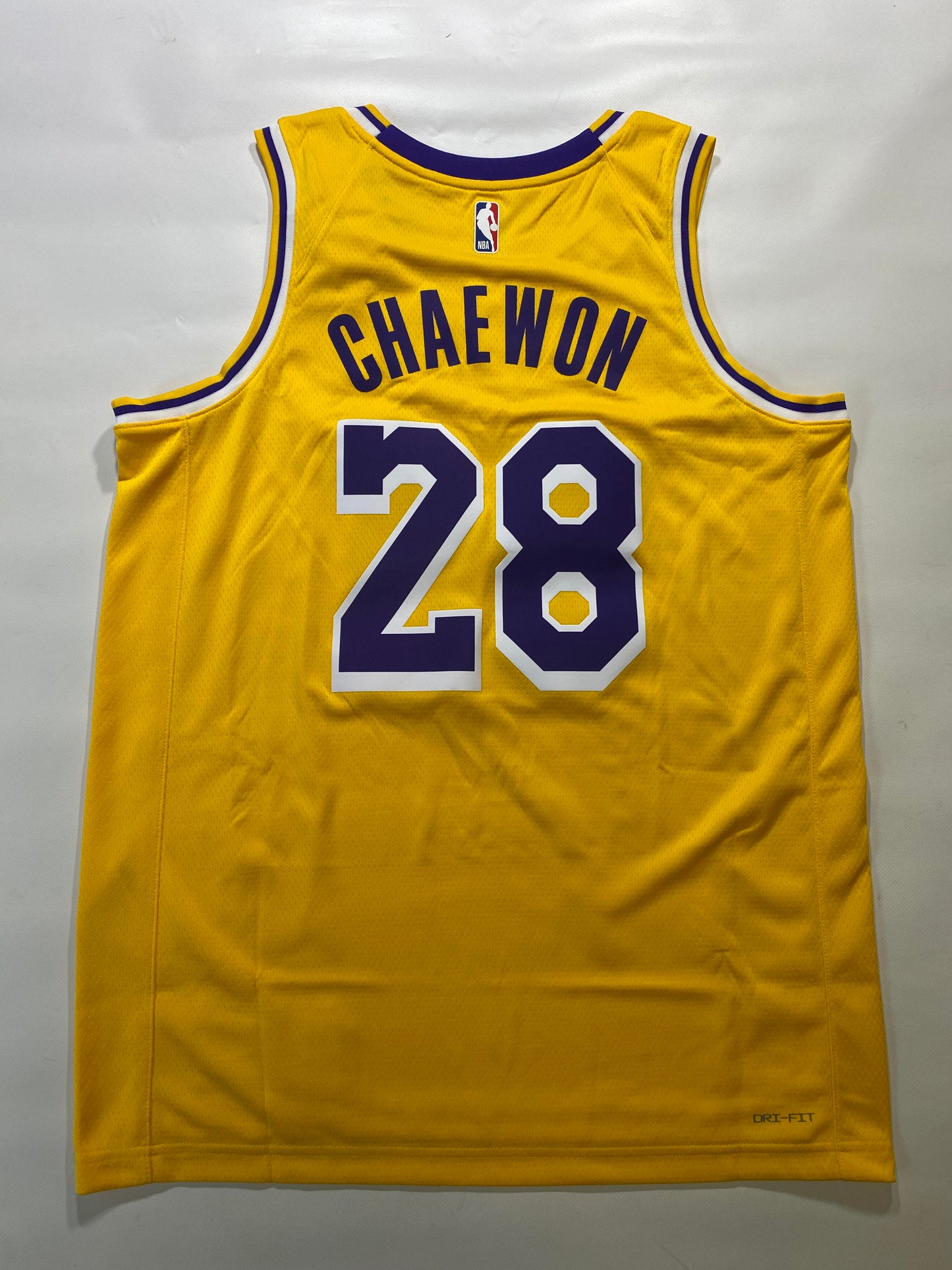 Los Angeles Lakers #28 Chaewon Nike NBA Icon Jersey - Mens Large