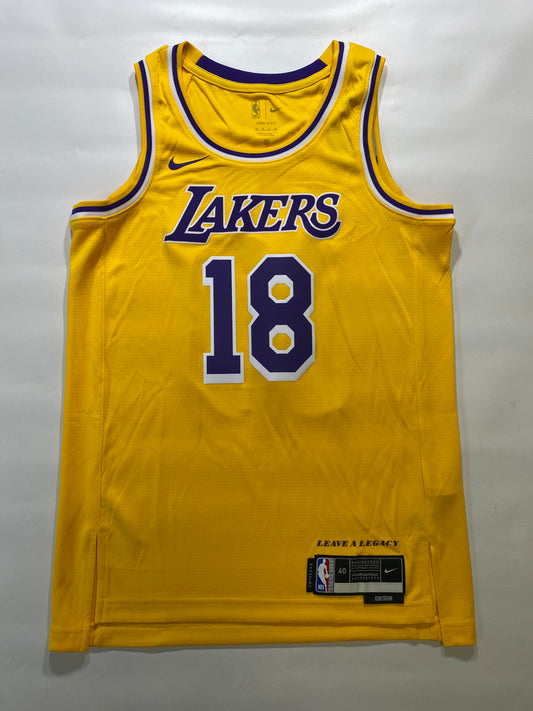 Los Angeles Lakers #18 Kazuha Nike NBA Icon Jersey - Mens Small