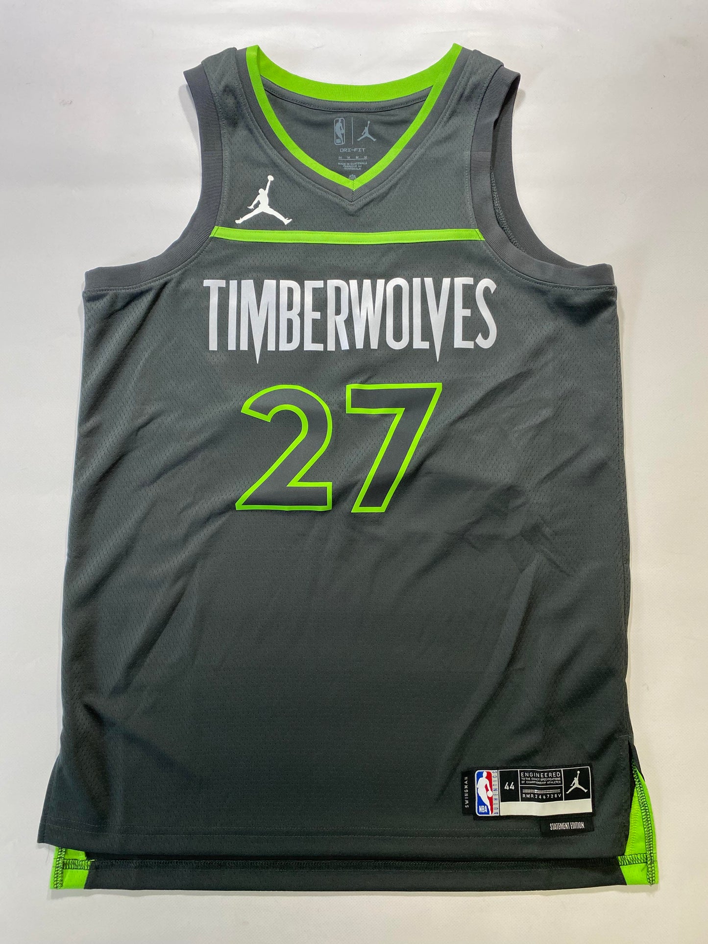 Minnesota Timberwolves #27 Rudy Gobert Nike Statement NBA Jersey - Mens Medium