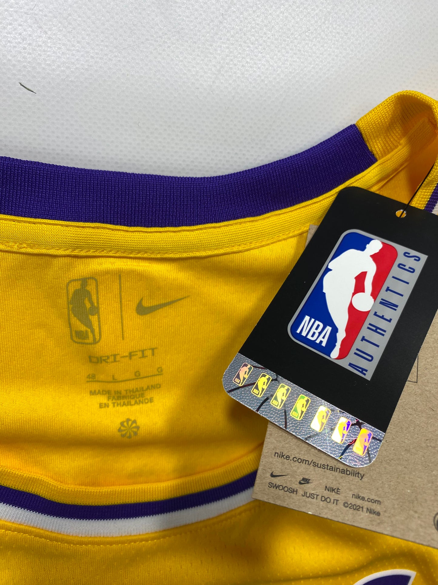 Los Angeles Lakers #81 Sakura Nike NBA Icon Jersey - Mens Large