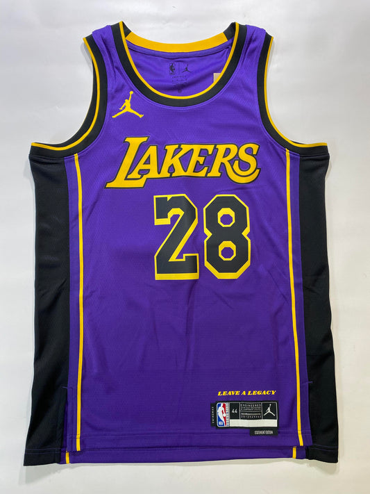 Los Angeles Lakers #28 Rui Hachimura Nike NBA Statement Jersey - Mens Medium