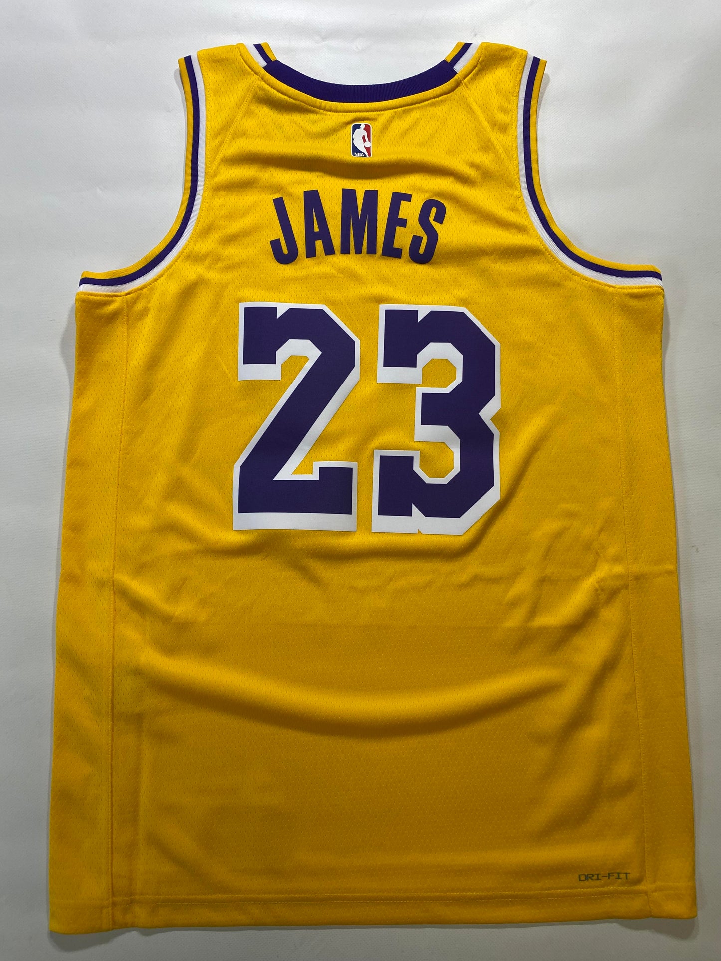 Los Angeles Lakers #23 LeBron James Nike NBA Icon Jersey - Mens Medium