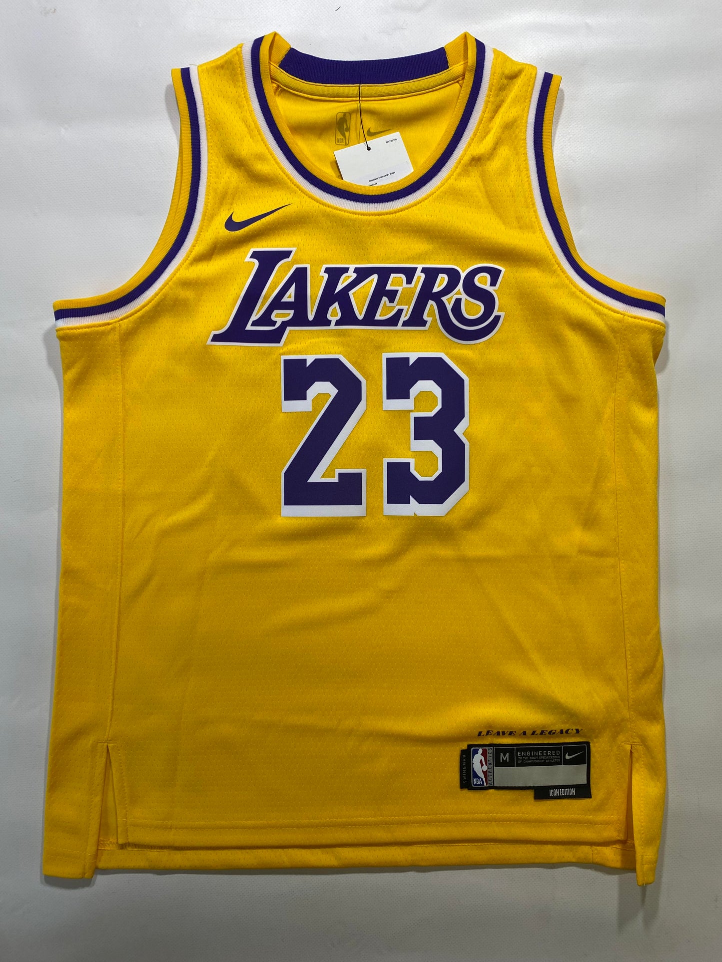 Los Angeles Lakers #23 LeBron James Nike NBA Icon Jersey - Youth Medium