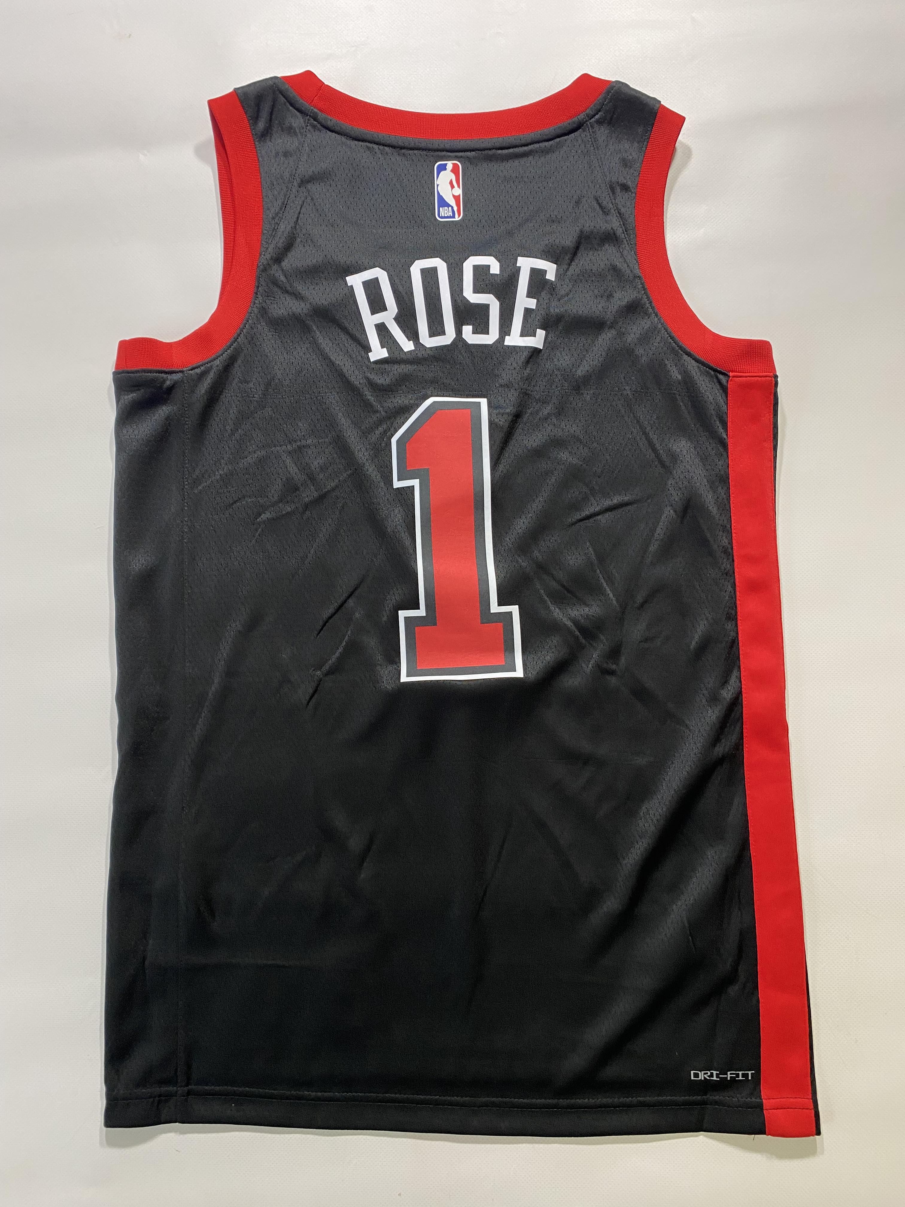 Chicago Bulls 1 Derrick Rose Nike NBA City Jersey Mens Small American Sports Jerseys