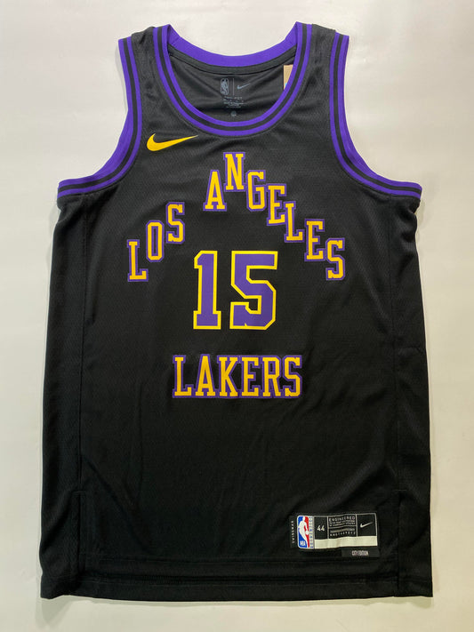 Los Angeles Lakers #15 Austin Reaves Nike NBA City Jersey - Mens Medium