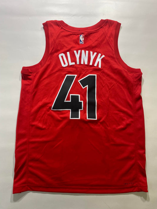 Toronto Raptors #41 Kelly Olynyk Nike Icon NBA Jersey - Mens Large