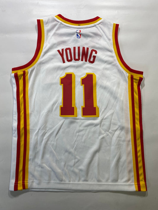 Atlanta Hawks #11 Trae Young Nike Association NBA Jersey - Youth Medium