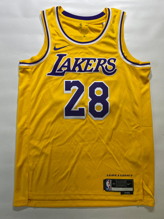 Los Angeles Lakers #28 Rui Hachimura Nike NBA Icon Jersey - Mens Medium