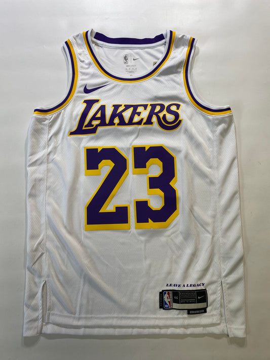 Los Angeles Lakers #23 LeBron James Nike NBA Association Jersey - Mens Medium