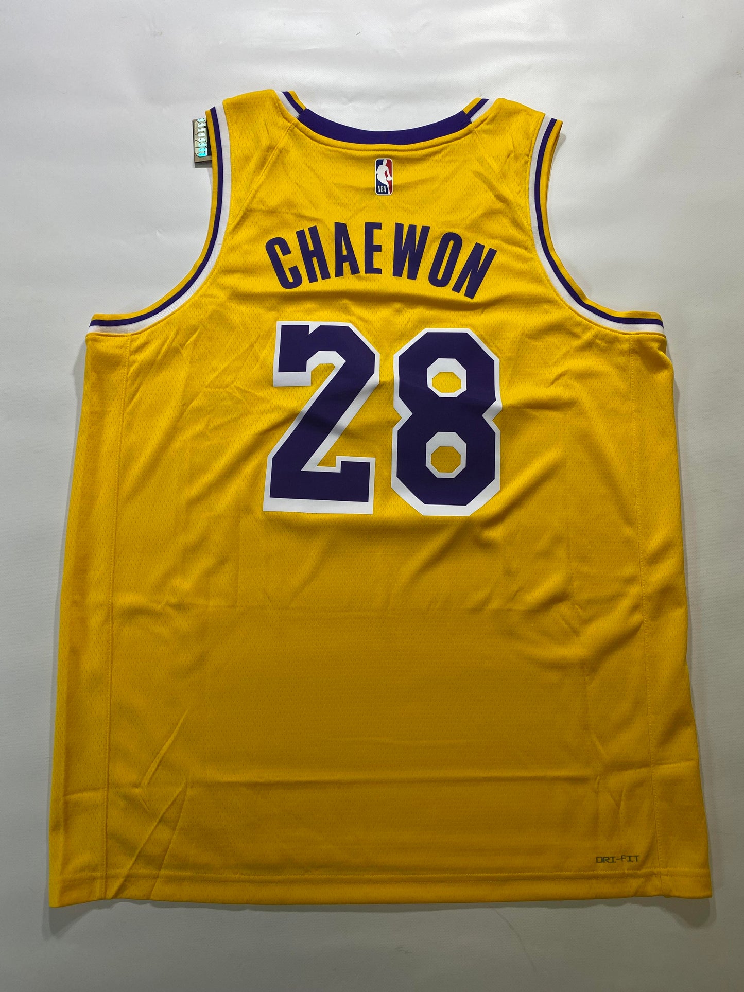 Los Angeles Lakers #28 Chaewon Nike NBA Icon Jersey - Mens XL