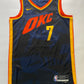 Oklahoma City Thunder #7 Chet Holmgren Nike City NBA Jersey - Mens Small