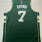 Milwaukee Bucks #7 Sterling Brown Nike Statement NBA Jersey - Mens XL