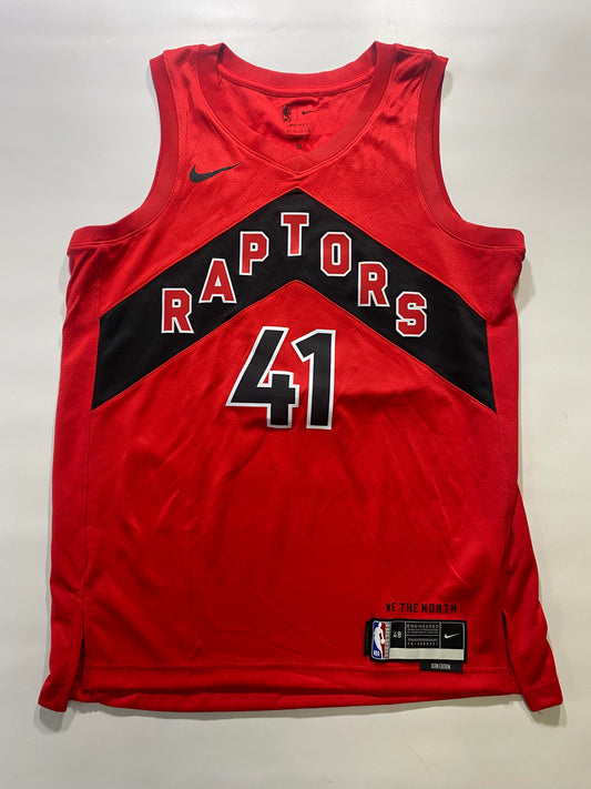 Toronto Raptors #41 Kelly Olynyk Nike Icon NBA Jersey - Mens Large