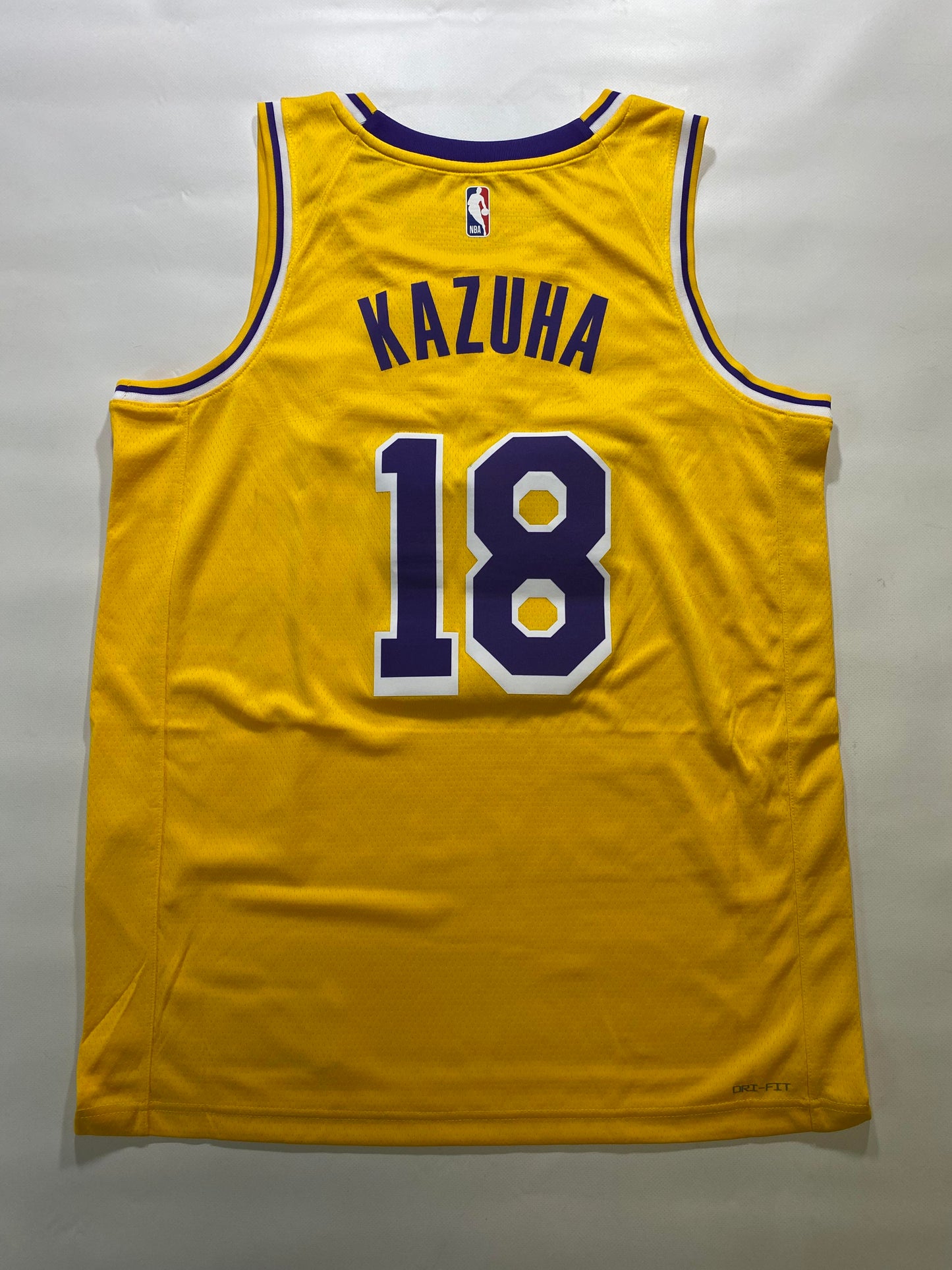 Los Angeles Lakers #18 Kazuha Nike NBA Icon Jersey - Mens Large