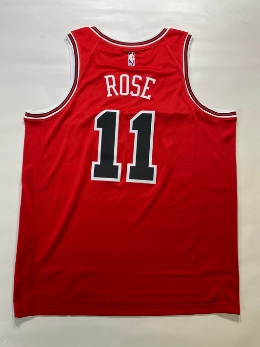 Chicago Bulls #11 Derrick Rose Nike NBA Icon Jersey - Mens XL