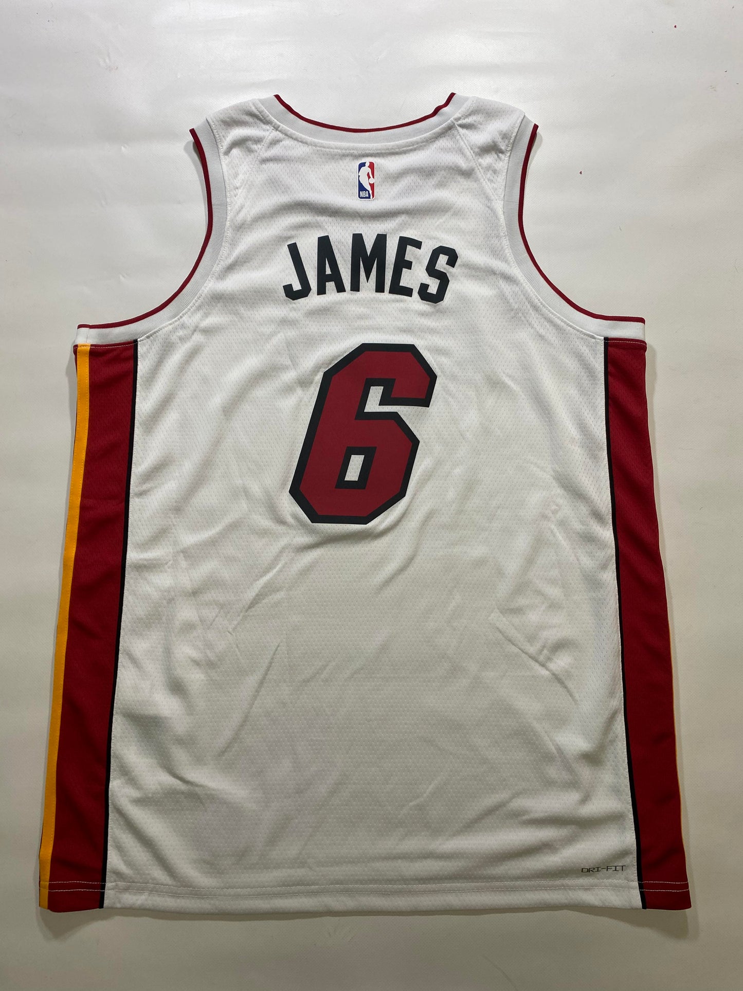 Miami Heat #6 LeBron James Nike Association NBA Jersey - Mens XL