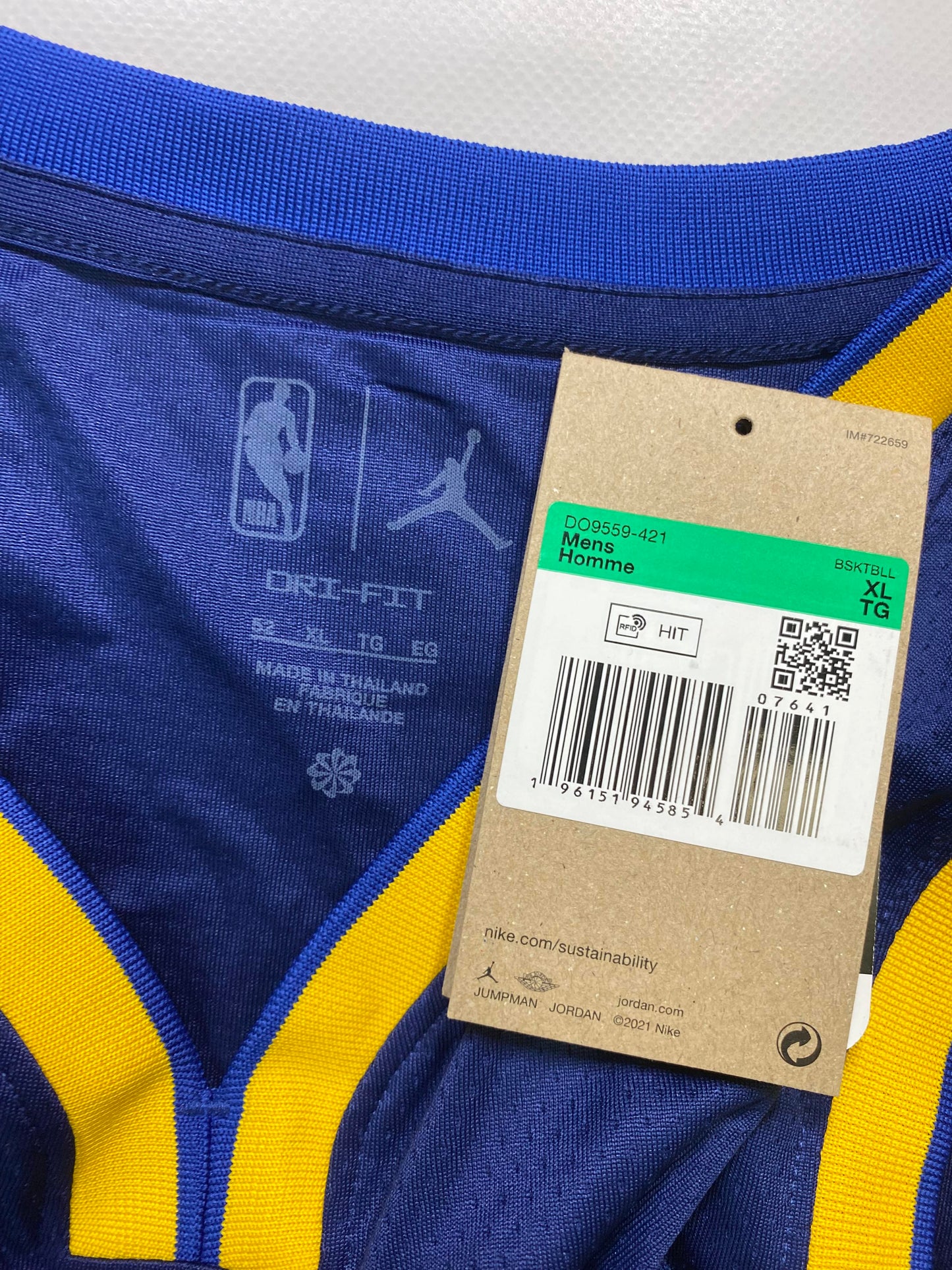 Golden State Warriors #30 Stephen Curry Nike Statement NBA Jersey - Mens XL