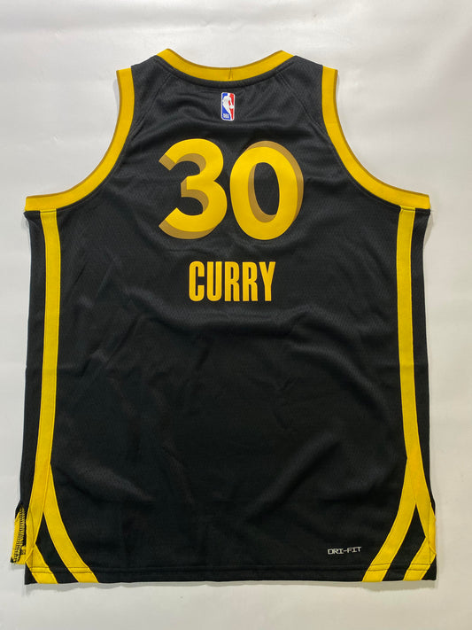 Golden State Warriors #30 Stephen Curry Nike City NBA Jersey - Youth XL