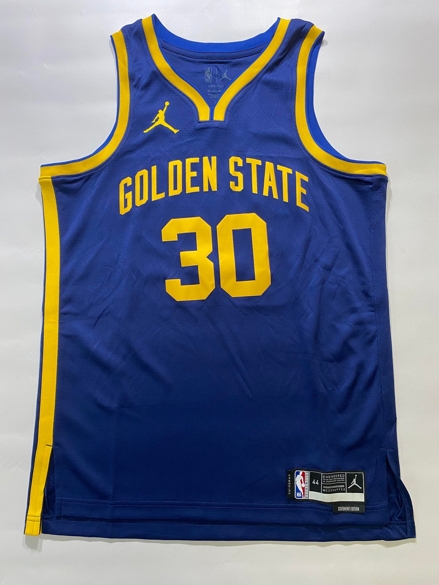 Golden State Warriors #30 Stephen Curry Nike Statement NBA Jersey - Mens Medium