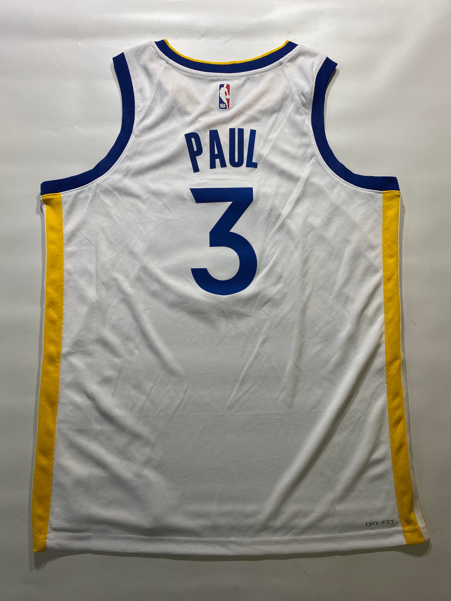 Golden State Warriors #3 Chris Paul Nike Association NBA Jersey - Mens Large