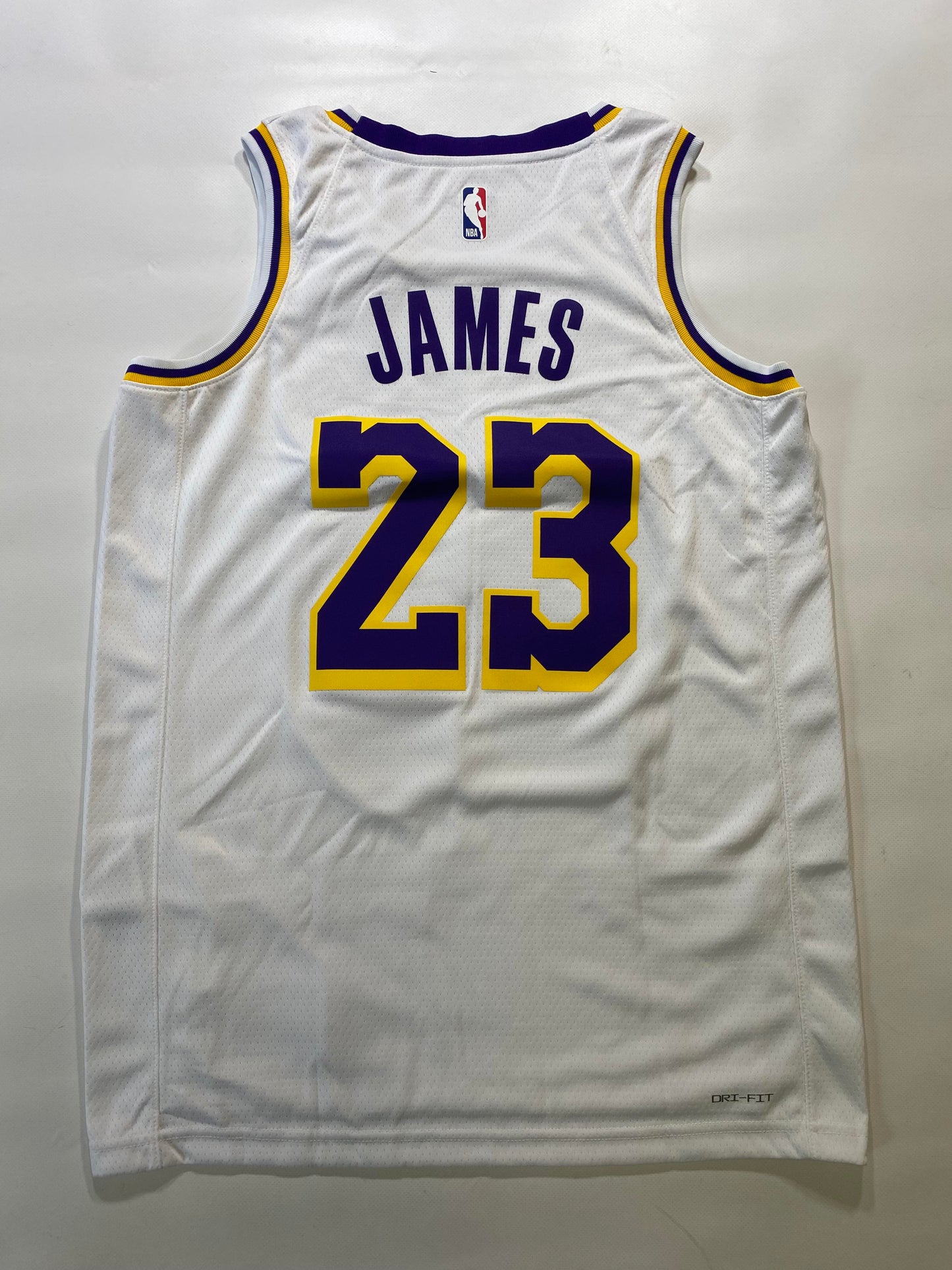 Los Angeles Lakers #23 LeBron James Nike NBA Association Jersey - Mens Medium