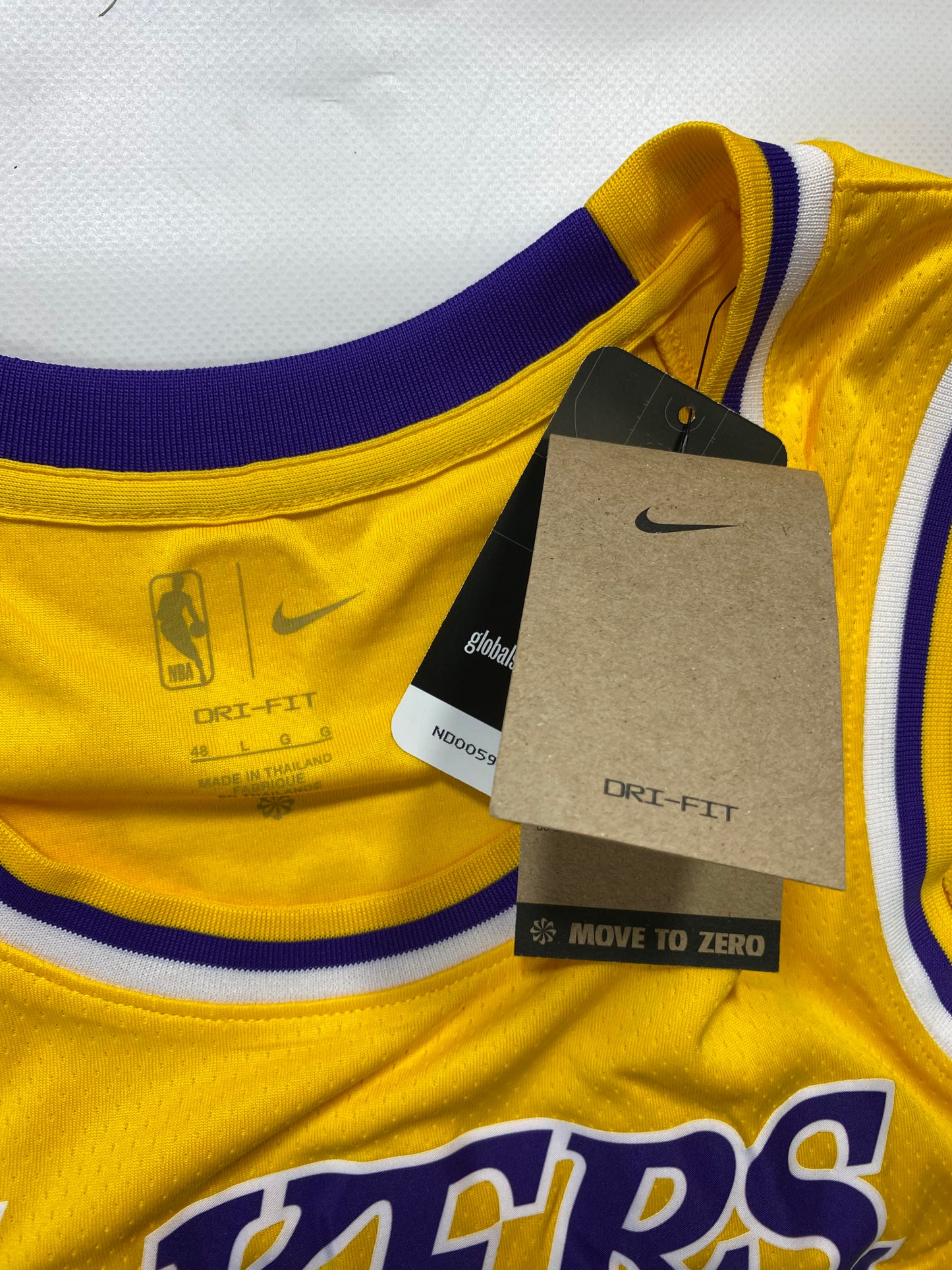 Los Angeles Lakers #28 Chaewon Nike NBA Icon Jersey - Mens Large