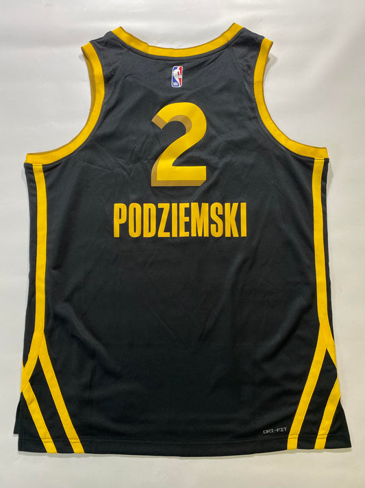 Golden State Warriors #2 Brandin Podziemski Nike City NBA Jersey - Mens Large