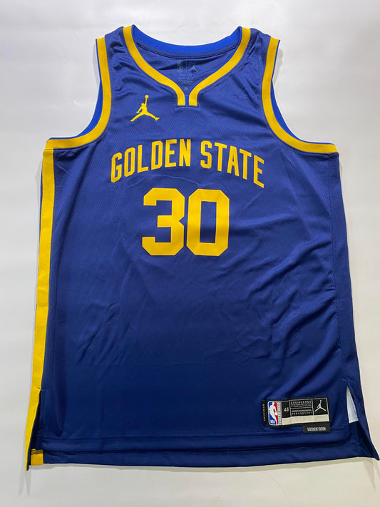 Golden State Warriors #30 Stephen Curry Nike Statement NBA Jersey - Mens Large