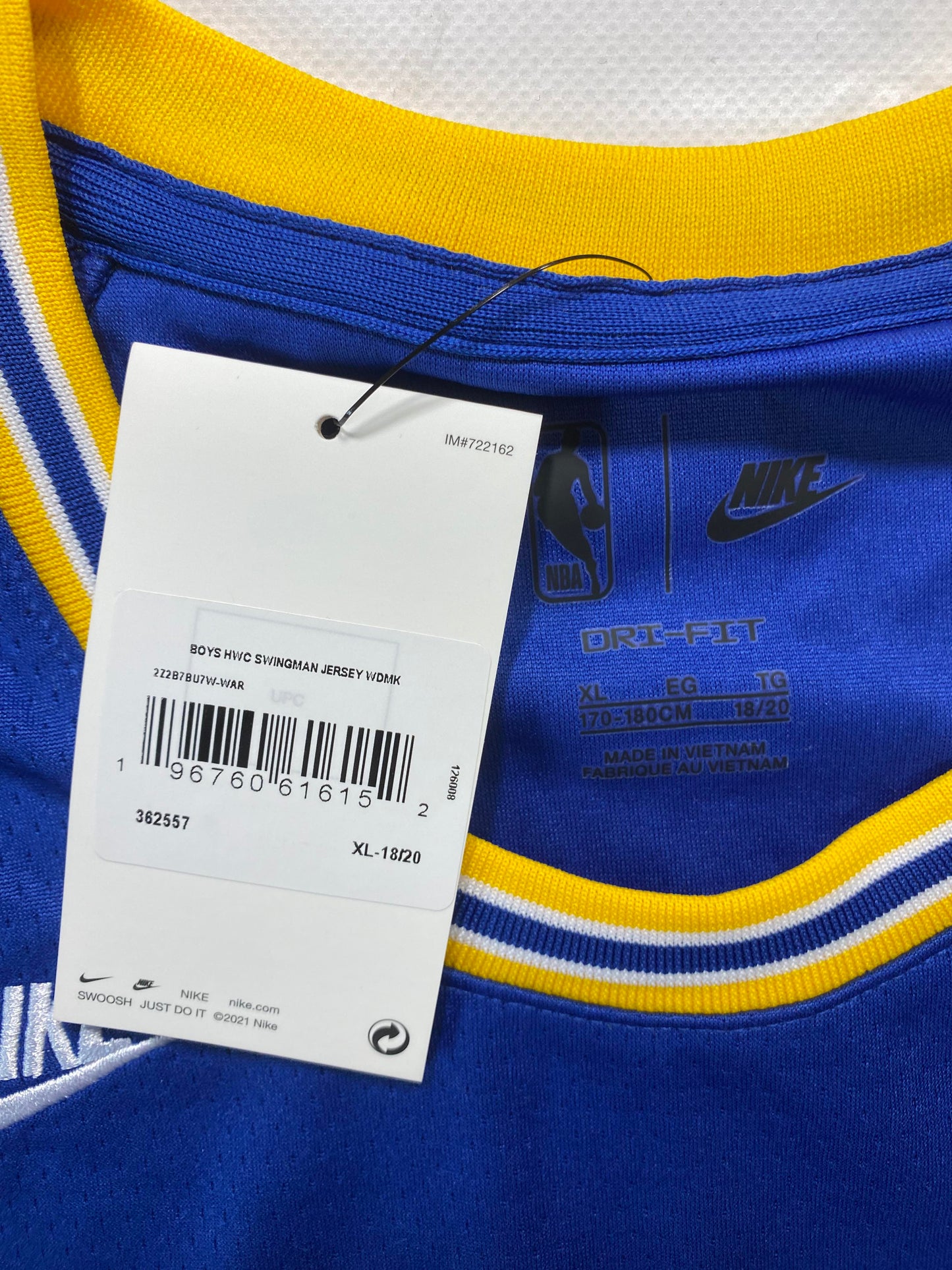 Golden State Warriors Nike NBA Classic Jersey - Youth XL