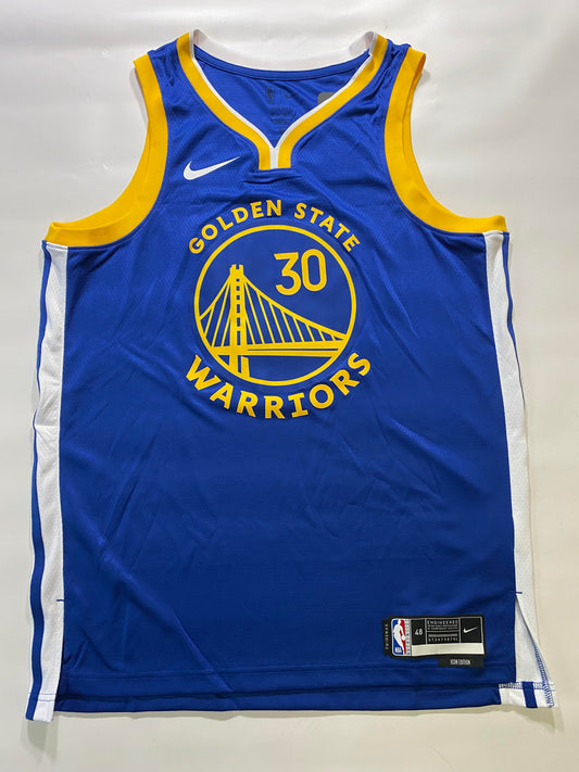 Golden State Warriors #30 Stephen Curry Nike Icon NBA Jersey - Mens Large