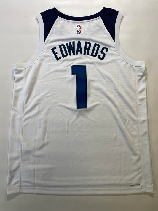 Minnesota Timberwolves #1 Anthony Edwards Nike Association NBA Jersey - Mens XL