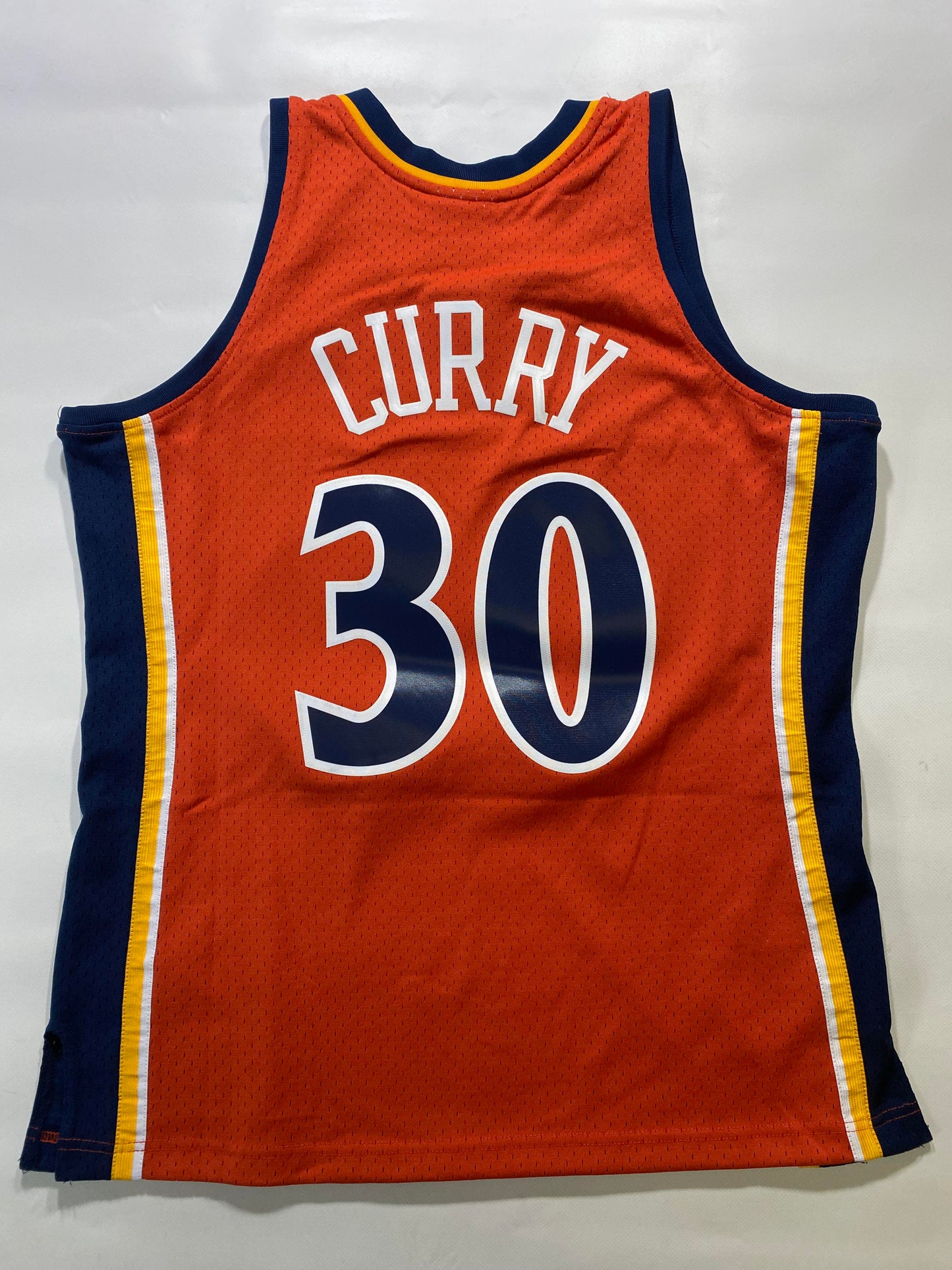 Golden State Warriors #30 Stephen Curry Mitchell & Ness HWC NBA Jersey - Youth Large