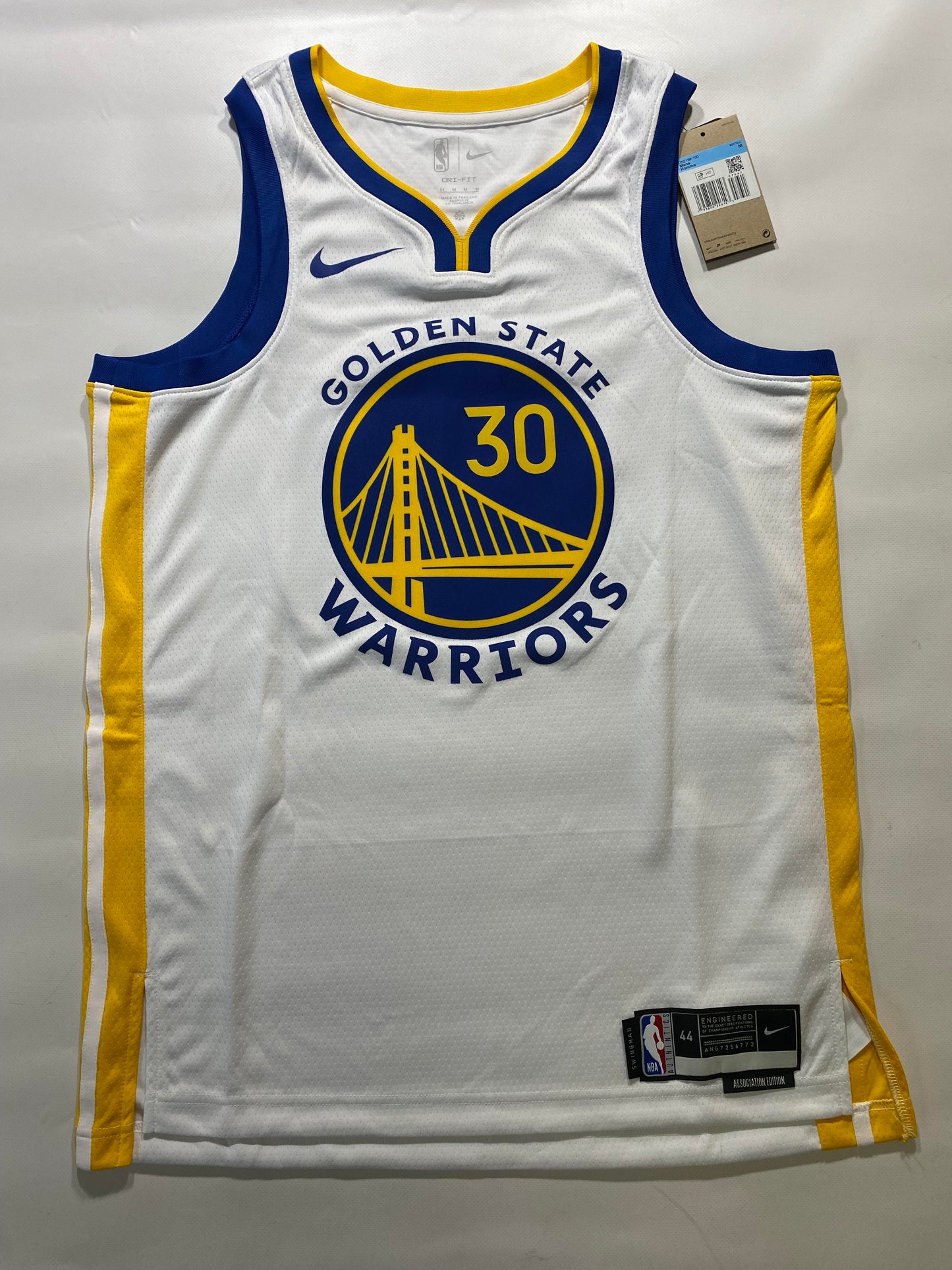 Golden State Warriors #30 Stephen Curry Nike Association NBA Jersey - Mens Medium