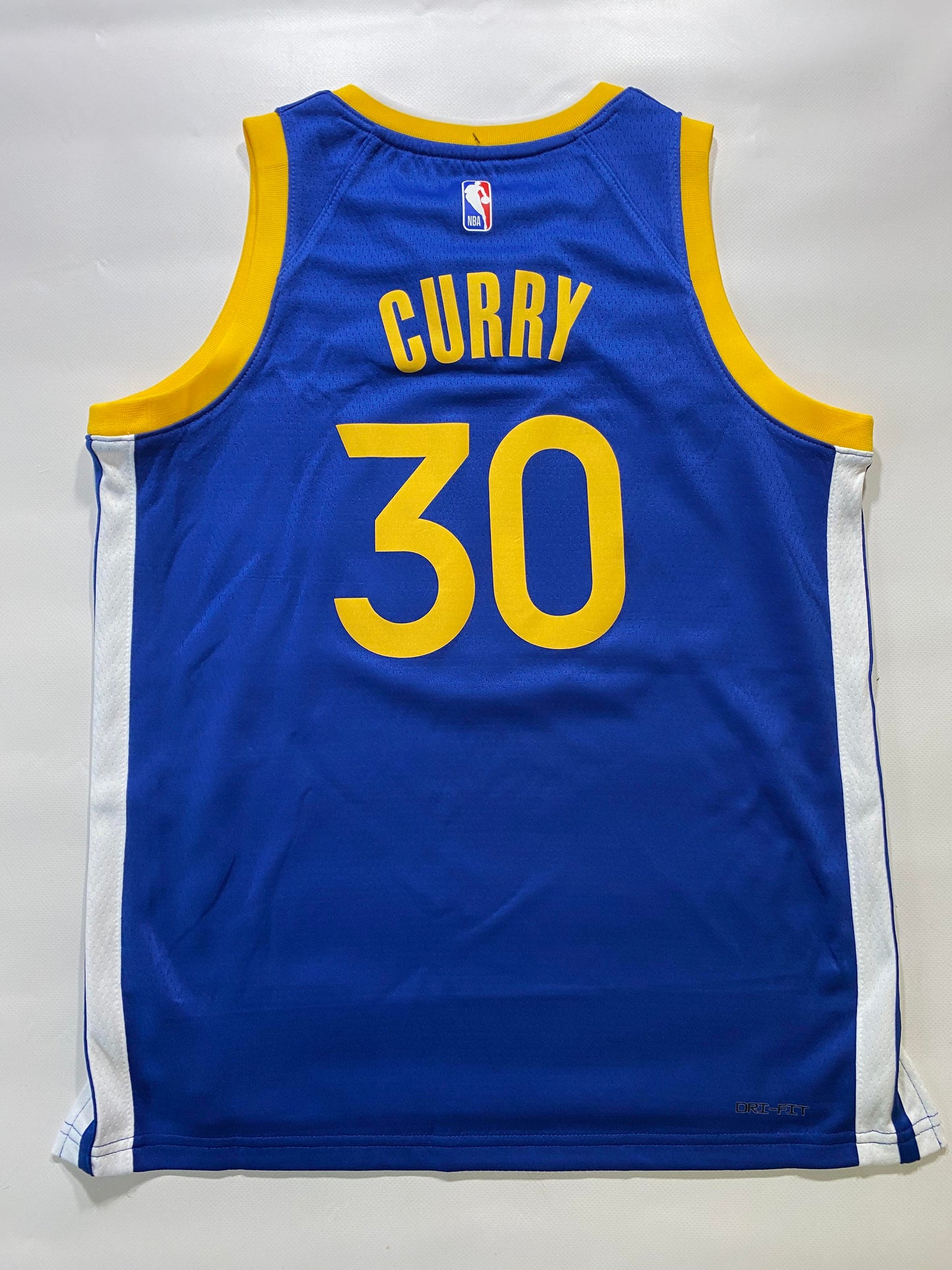 Golden State Warriors #30 Steph Curry Nike Icon NBA Jersey - Youth Medium