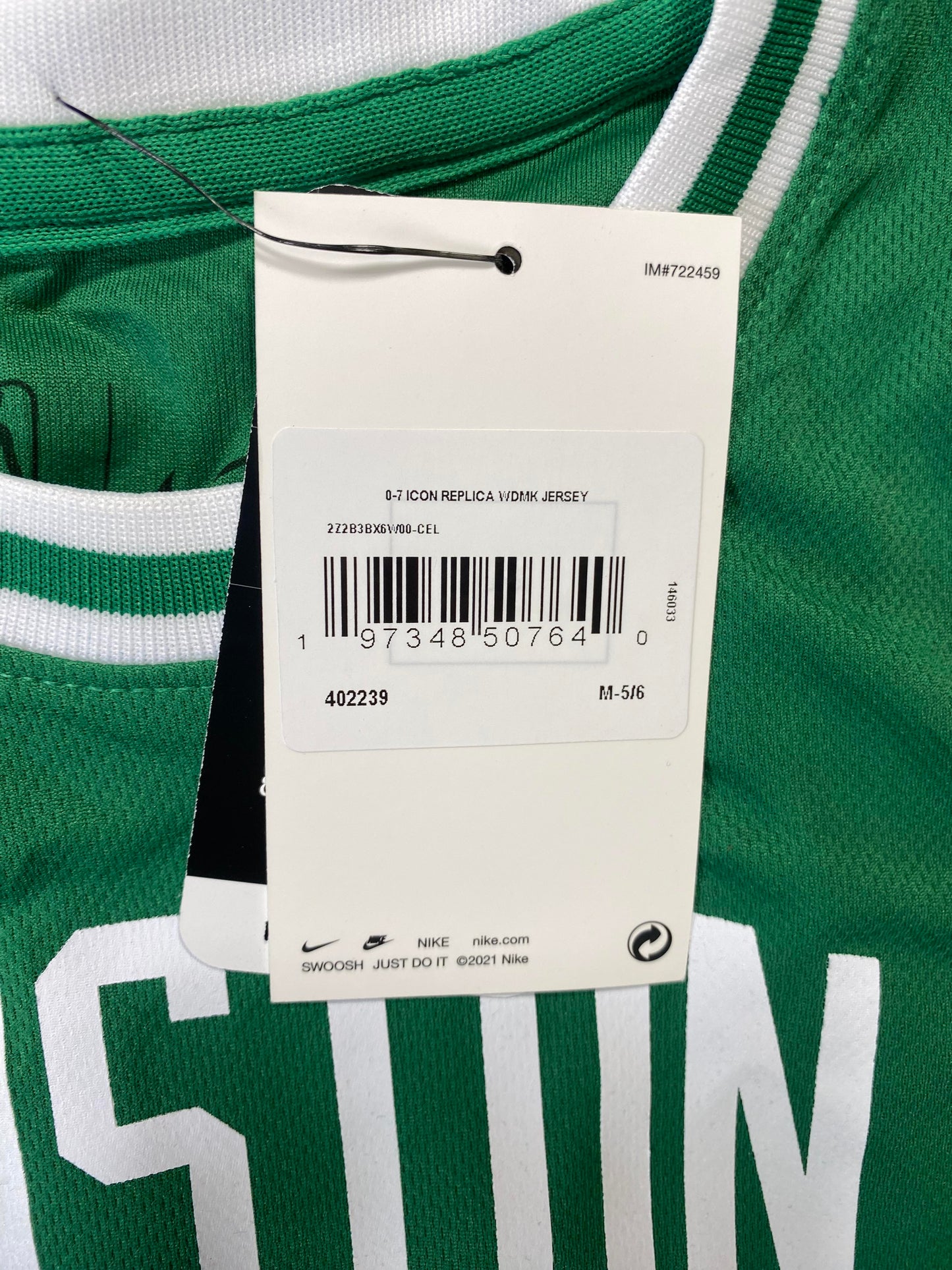 Boston Celtics #8 Kristaps Porziņģis Nike Icon NBA Jersey - Kids Medium (5-6 Years)