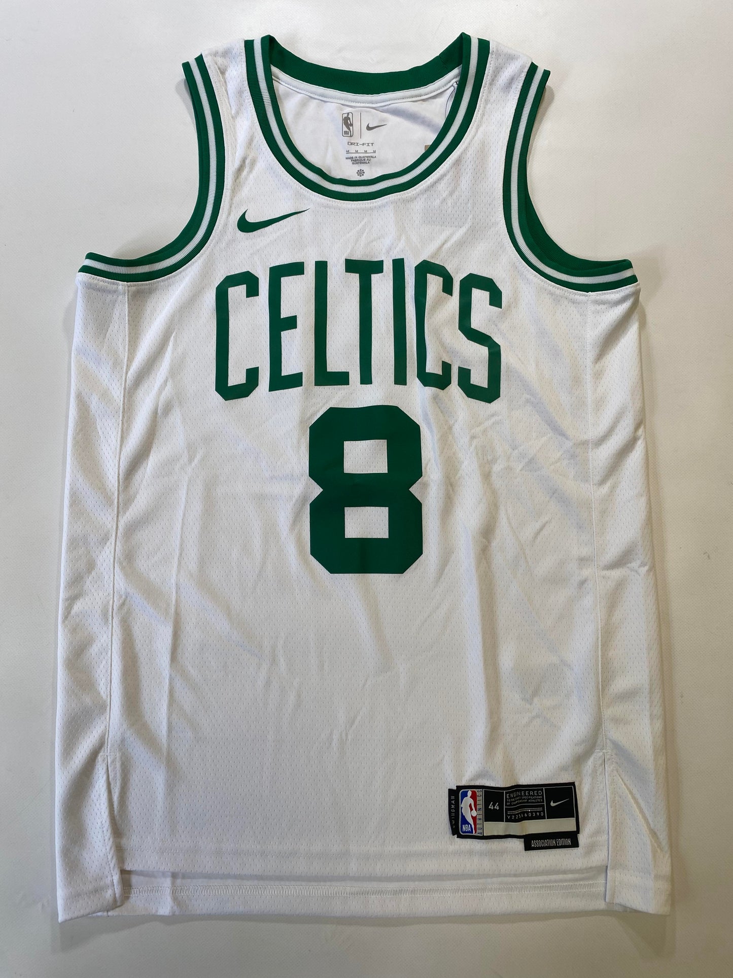 Boston Celtics #8 Kristaps Porziņģis Nike Association NBA Jersey - Mens Medium