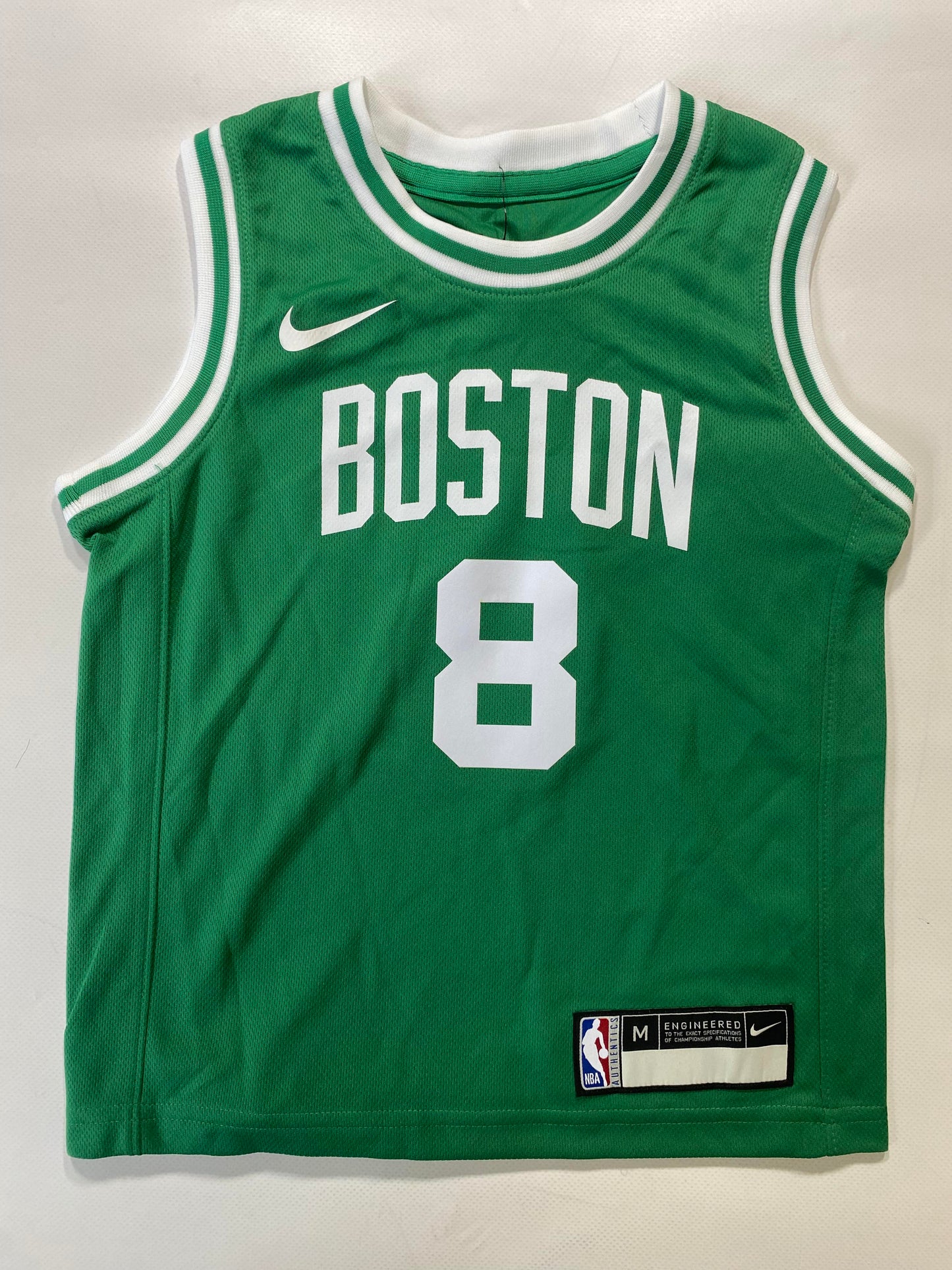 Boston Celtics #8 Kristaps Porziņģis Nike Icon NBA Jersey - Kids Medium (5-6 Years)