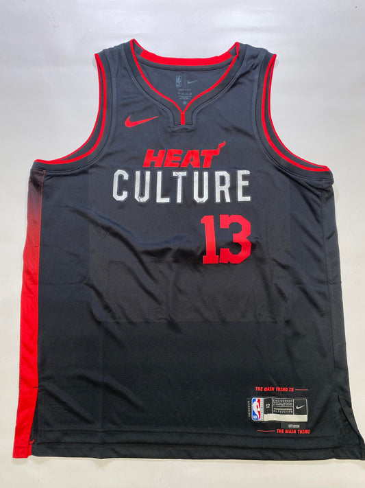 Miami Heat #13 Bam Adebayo Nike City NBA Jersey - Mens XL