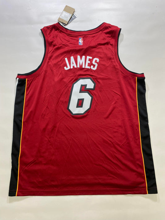 Miami Heat #6 LeBron James Nike Statement NBA Jersey - Mens 2XL