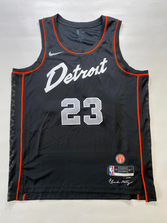 Detroit Pistons #23 Jaden Ivey Nike City NBA Jersey - Mens XL