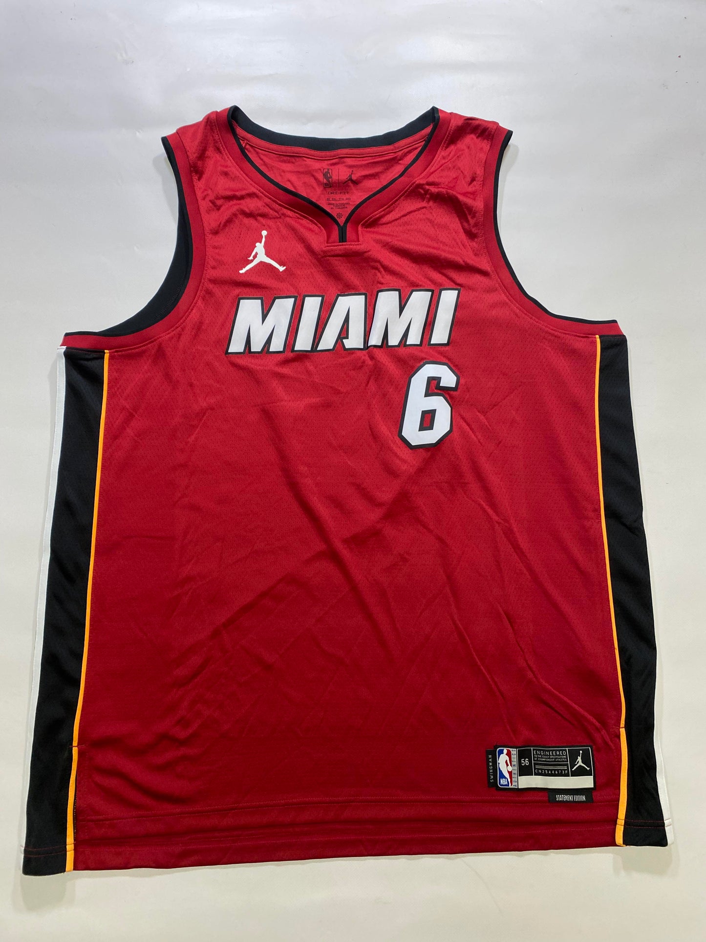 Miami Heat #6 LeBron James Nike Statement NBA Jersey - Mens 2XL