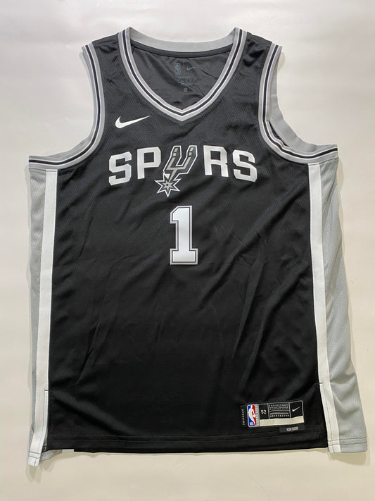 San Antonio Spurs #1 Victor Wembanyama Nike Icon NBA Jersey - Mens XL