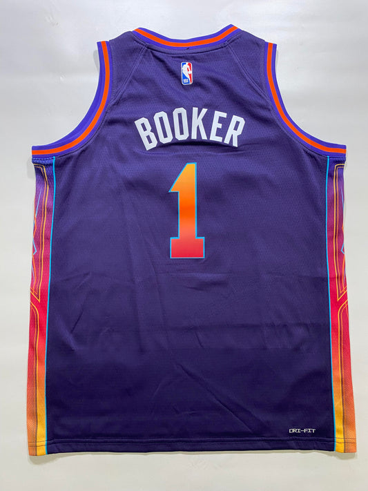 Phoenix Suns #1 Devin Booker Nike City NBA Jersey - Youth Large