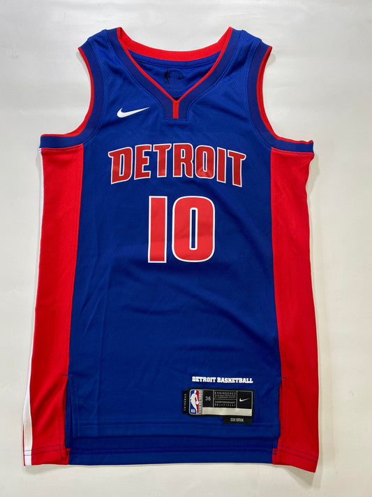 Detroit Pistons #10 Dennis Rodman Nike Icon NBA Jersey - Mens XS